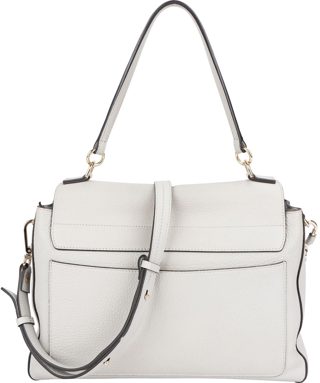 Chloé Leather Faye Medium Shoulder Bag Blauw