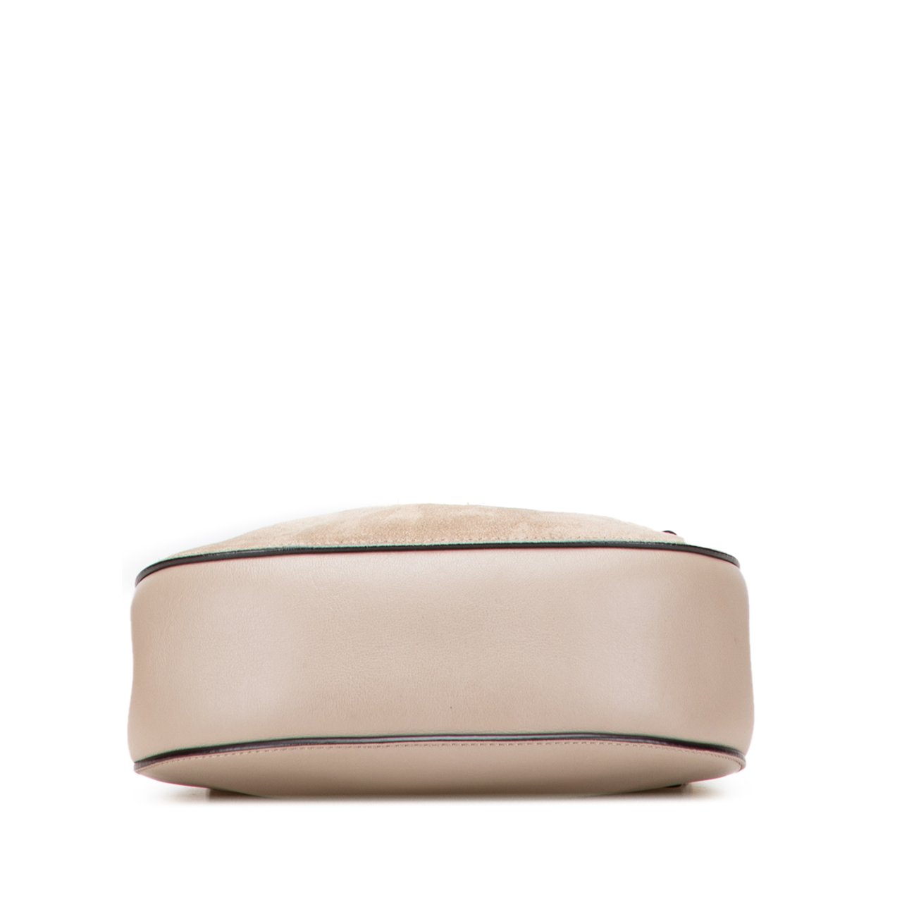 Chloé Small Suede and Calfskin Drew Crossbody Bruin