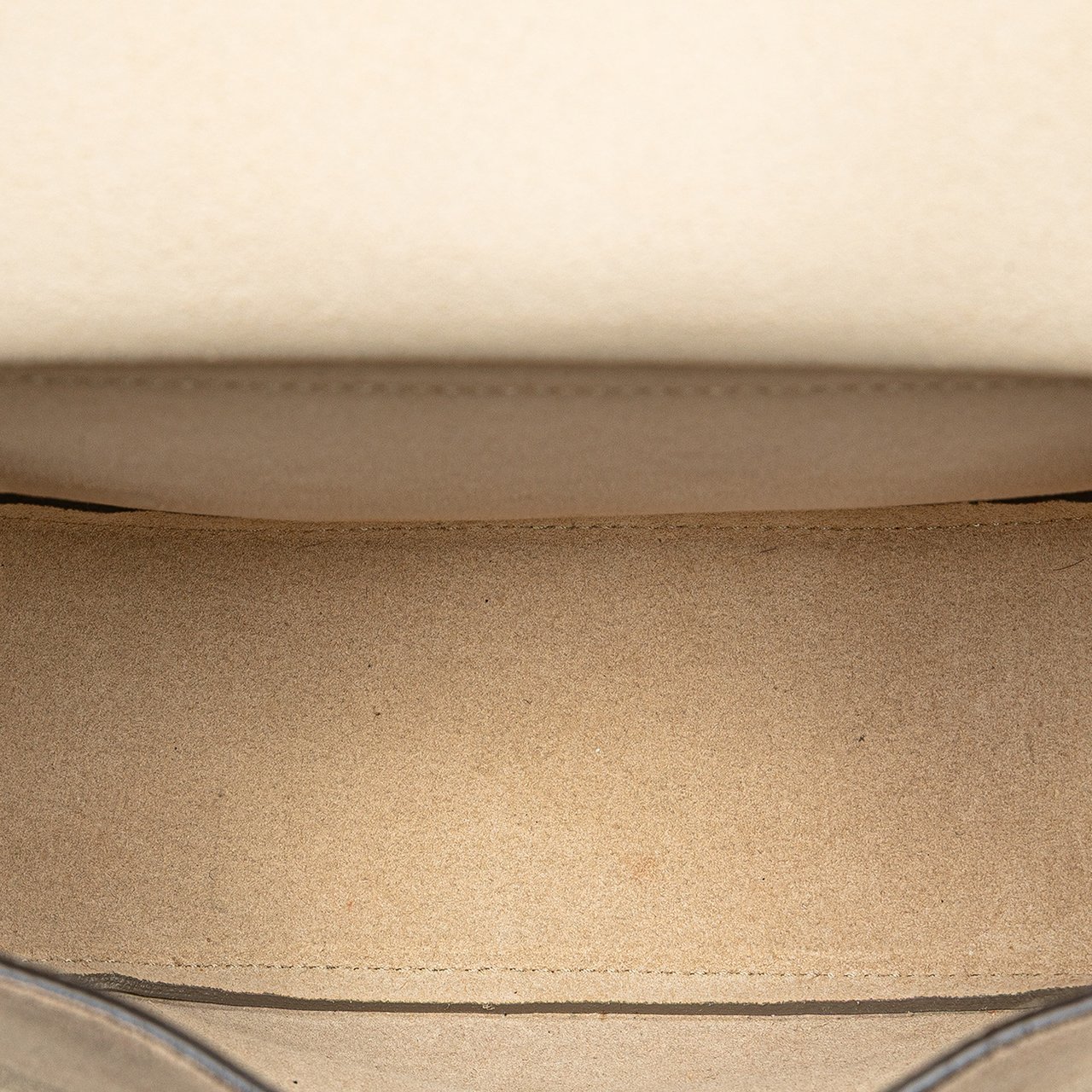 Chloé Small Suede and Calfskin Drew Crossbody Bruin