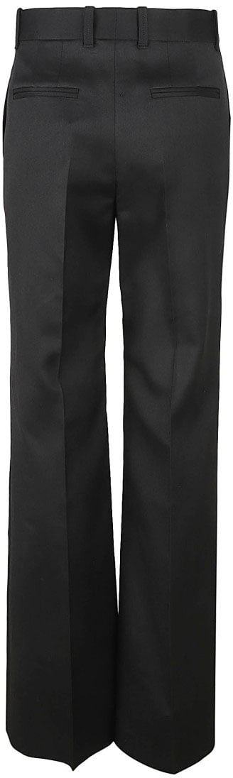 Chloé Wide-Leg Tailored Trousers With Structured Waistband Zwart
