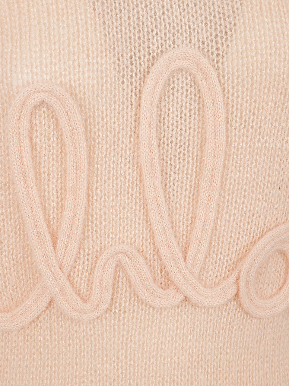 Chloé Crew-Neck Elbow-Sleeve Jumper In Alpaca Wool Neutraal