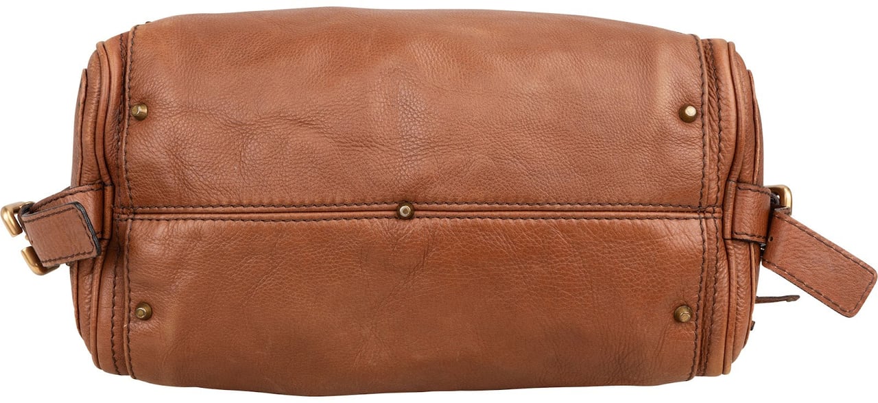 Chloé Chloé Leather Paddington Satchel Handbag Bruin