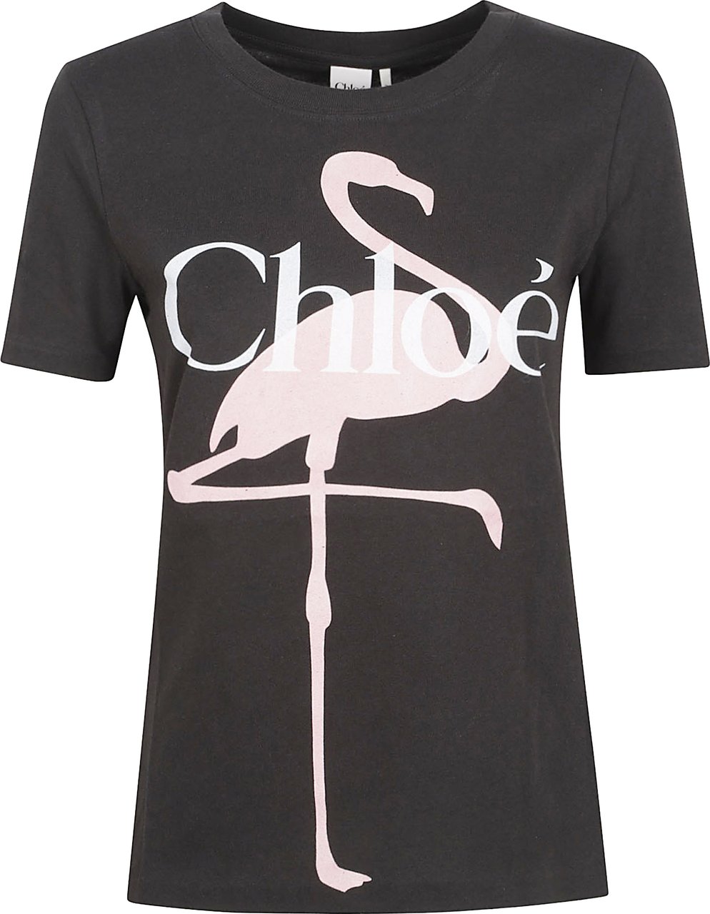 Chloé Baby-Fit Crew Neck T-Shirt Zwart