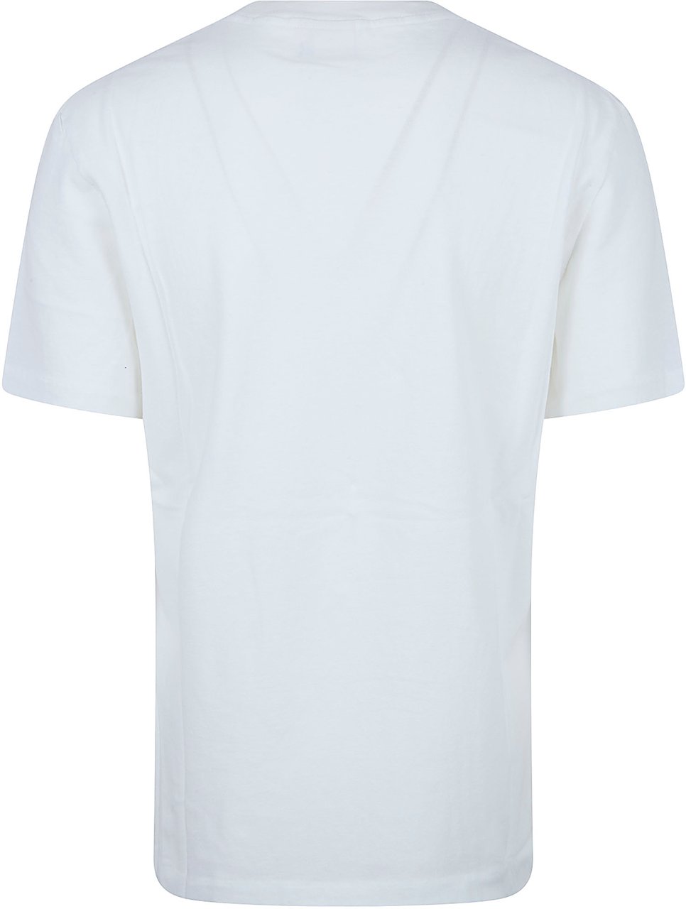 Chloé Organic Cotton Crew Neck T-Shirt with Faded Horse Print Wit