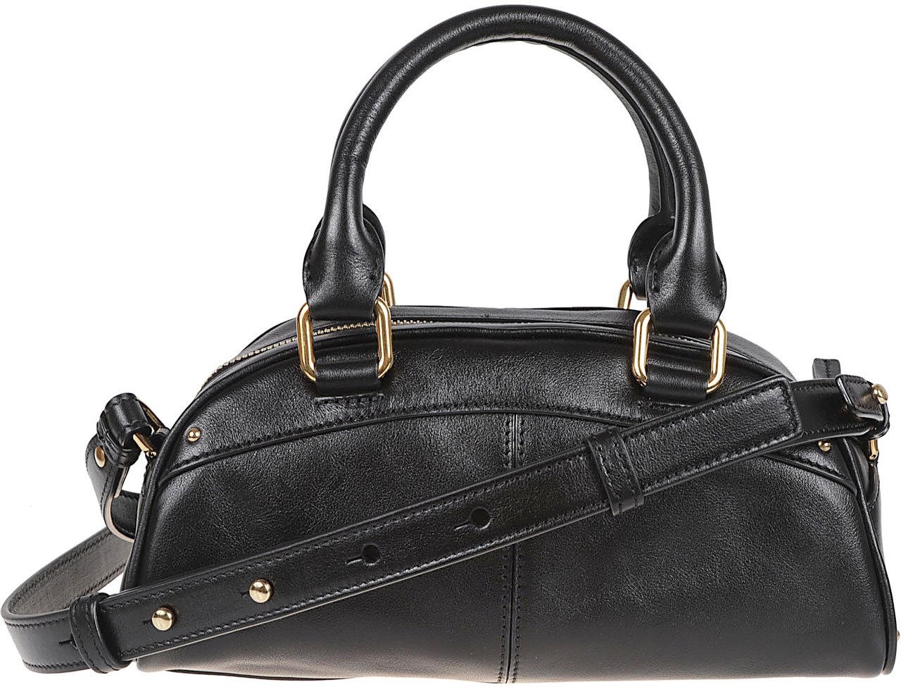 Chloé Structured Small Bowling Bag Zwart