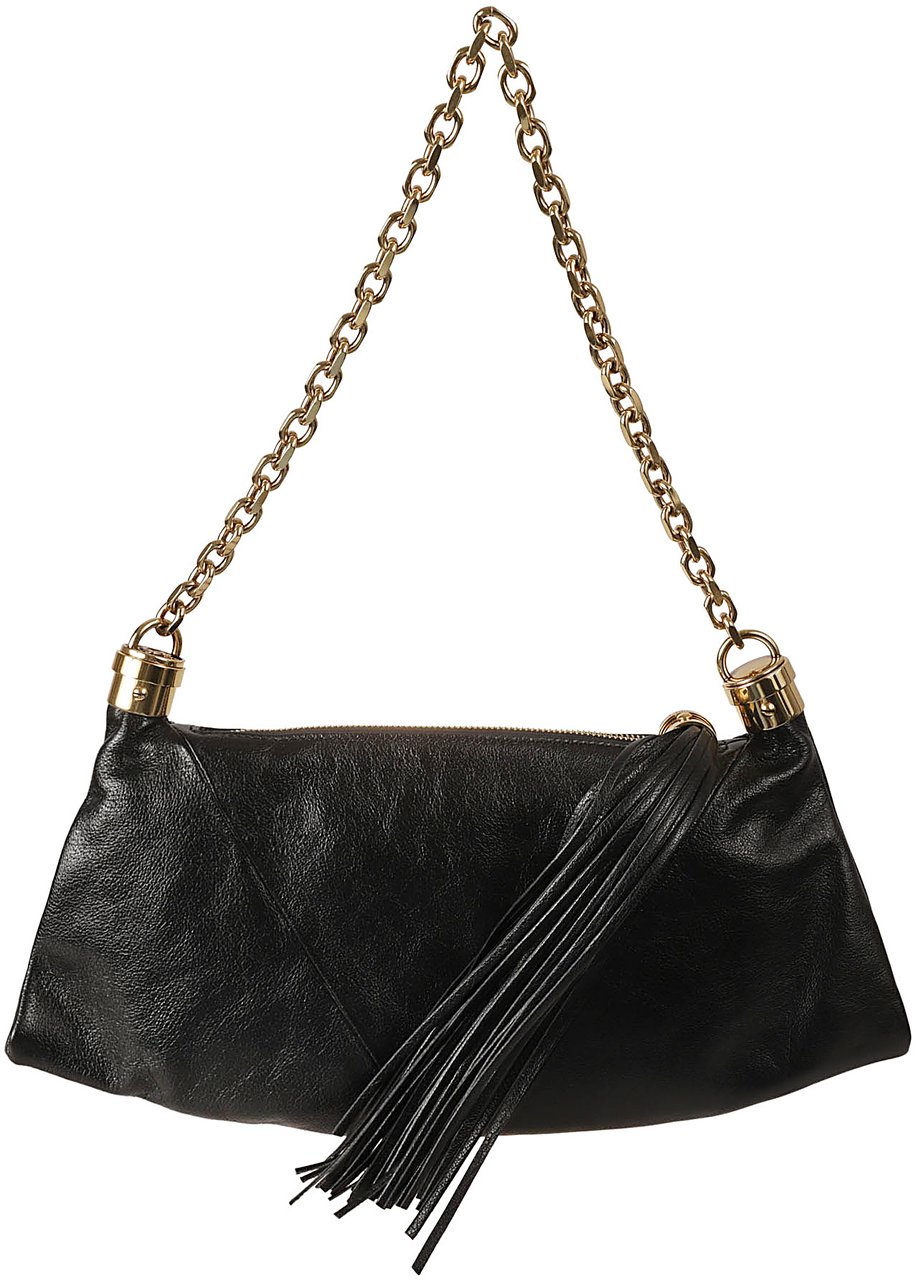 Chloé Top Zip Leather Bag Zwart