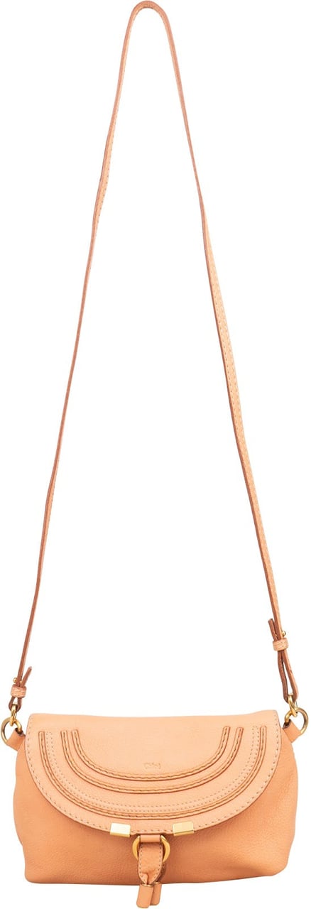Chloé Grained Leather Mini Marcie Crossbody Bag Divers