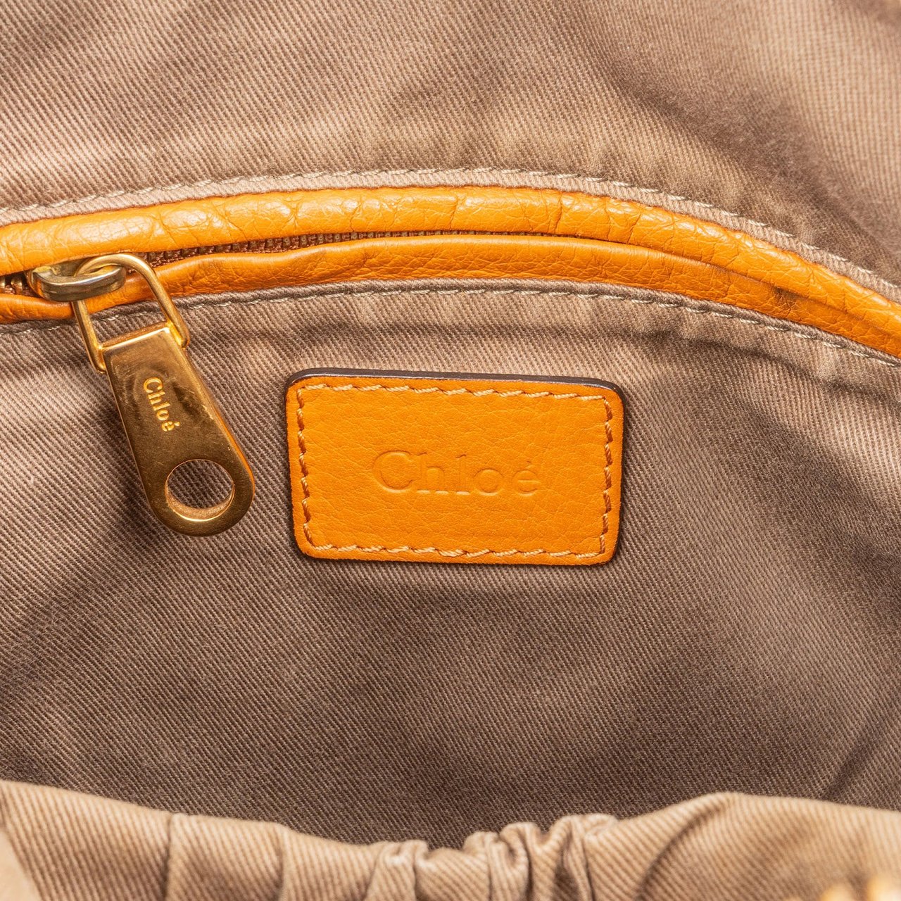 Chloé Chloé Leather Marcie Hobo Shoulder Bag Bruin