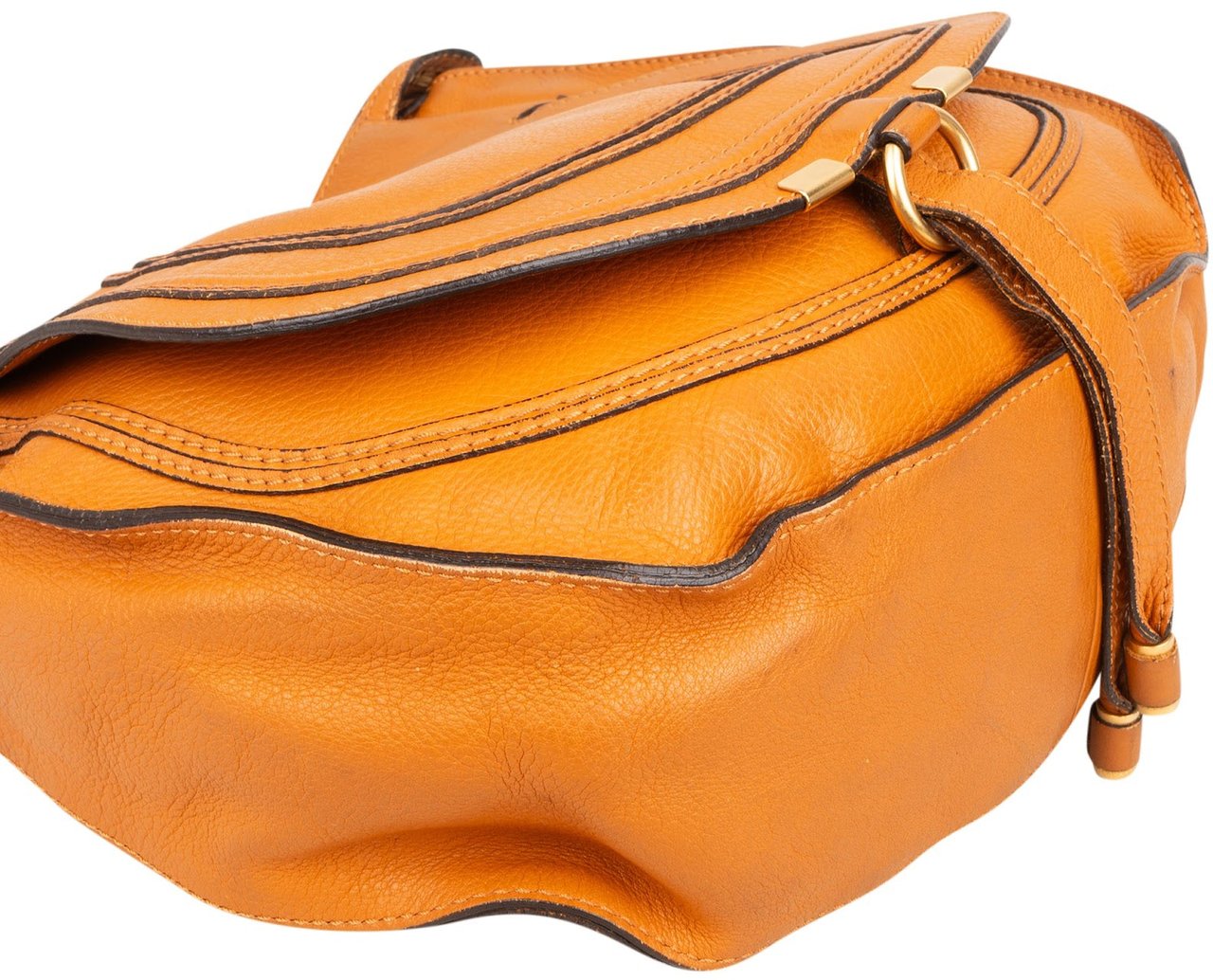 Chloé Chloé Leather Marcie Hobo Shoulder Bag Bruin