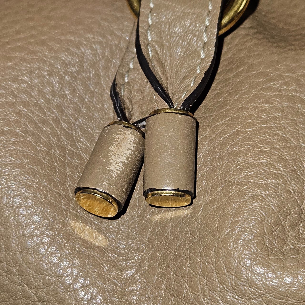 Chloé Chloé Grained Leather Mini Marcie Crossbody Bag Taupe
