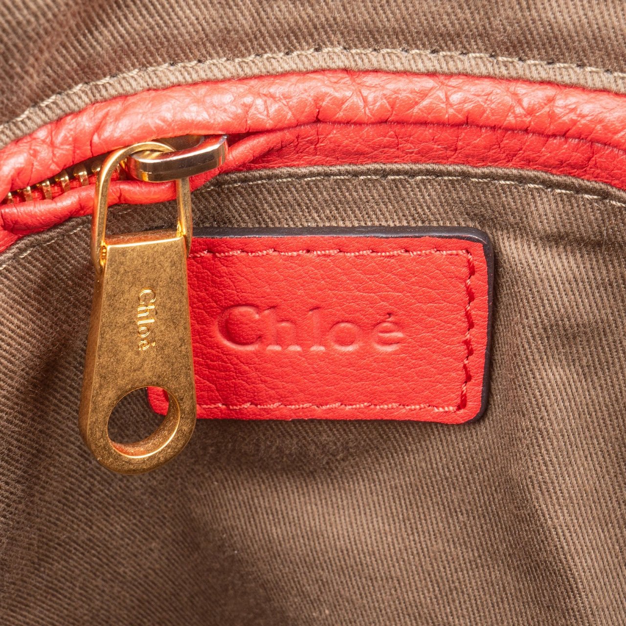 Chloé Grained Calfskin Marcie Handbag Divers