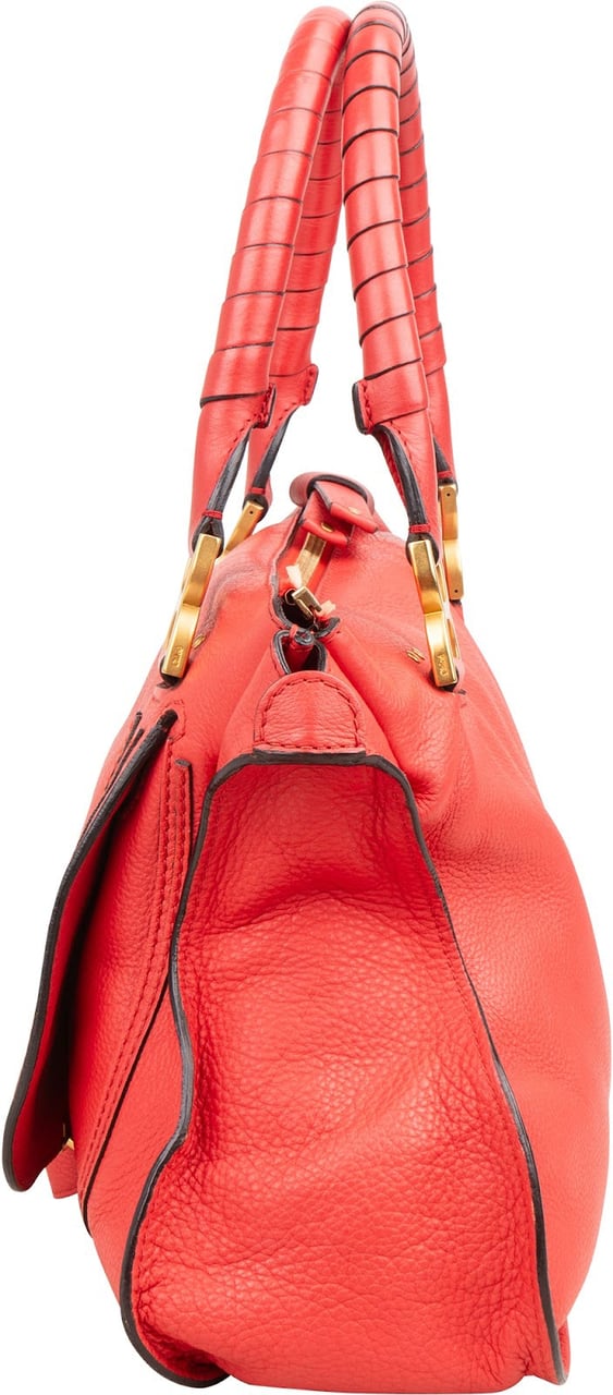 Chloé Grained Calfskin Marcie Handbag Divers