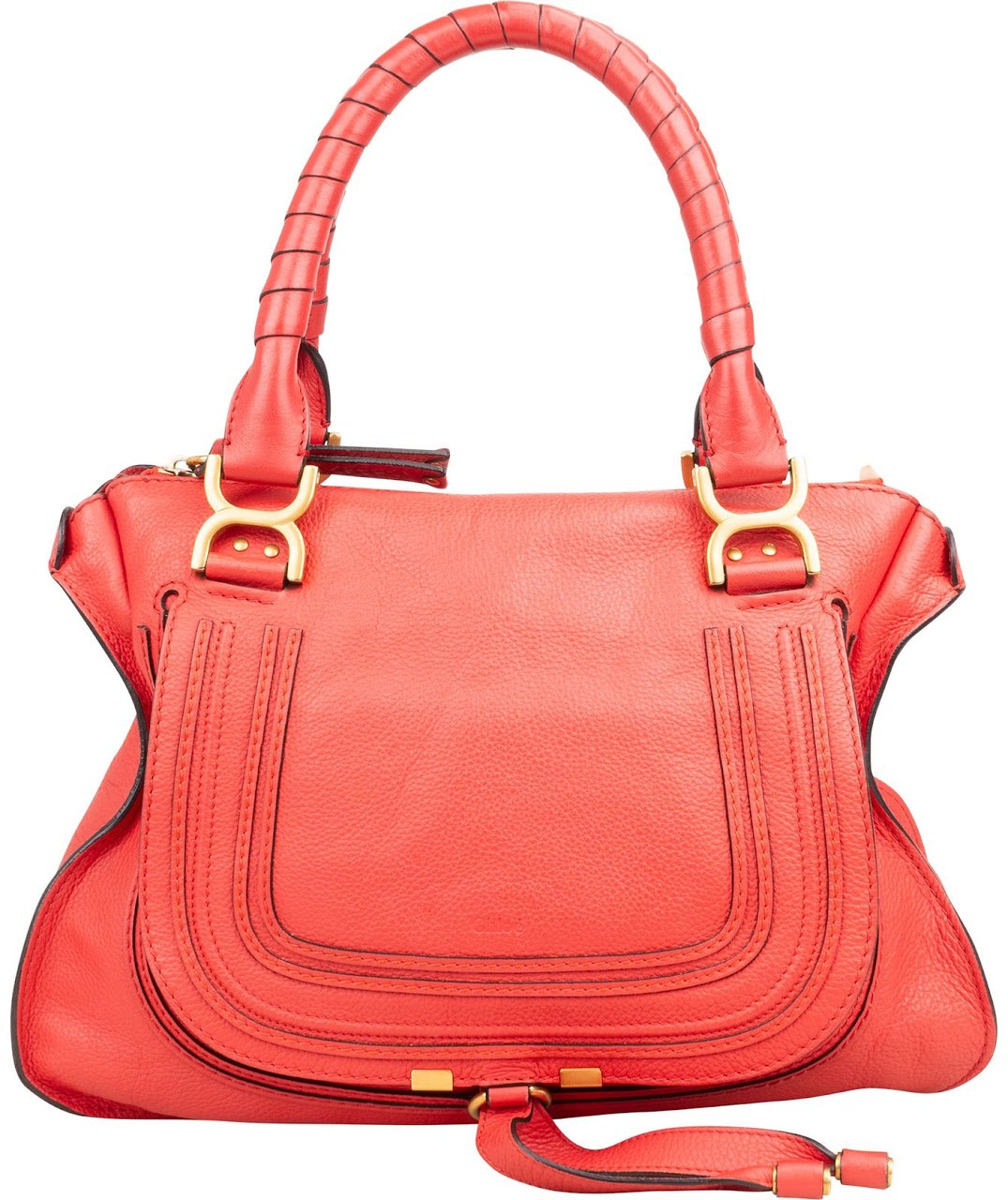 Chloé Grained Calfskin Marcie Handbag Divers