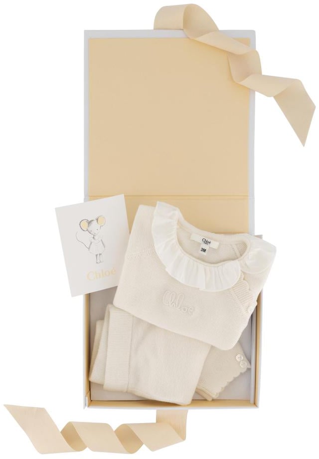 Chloé Ensemble Tricot Wit