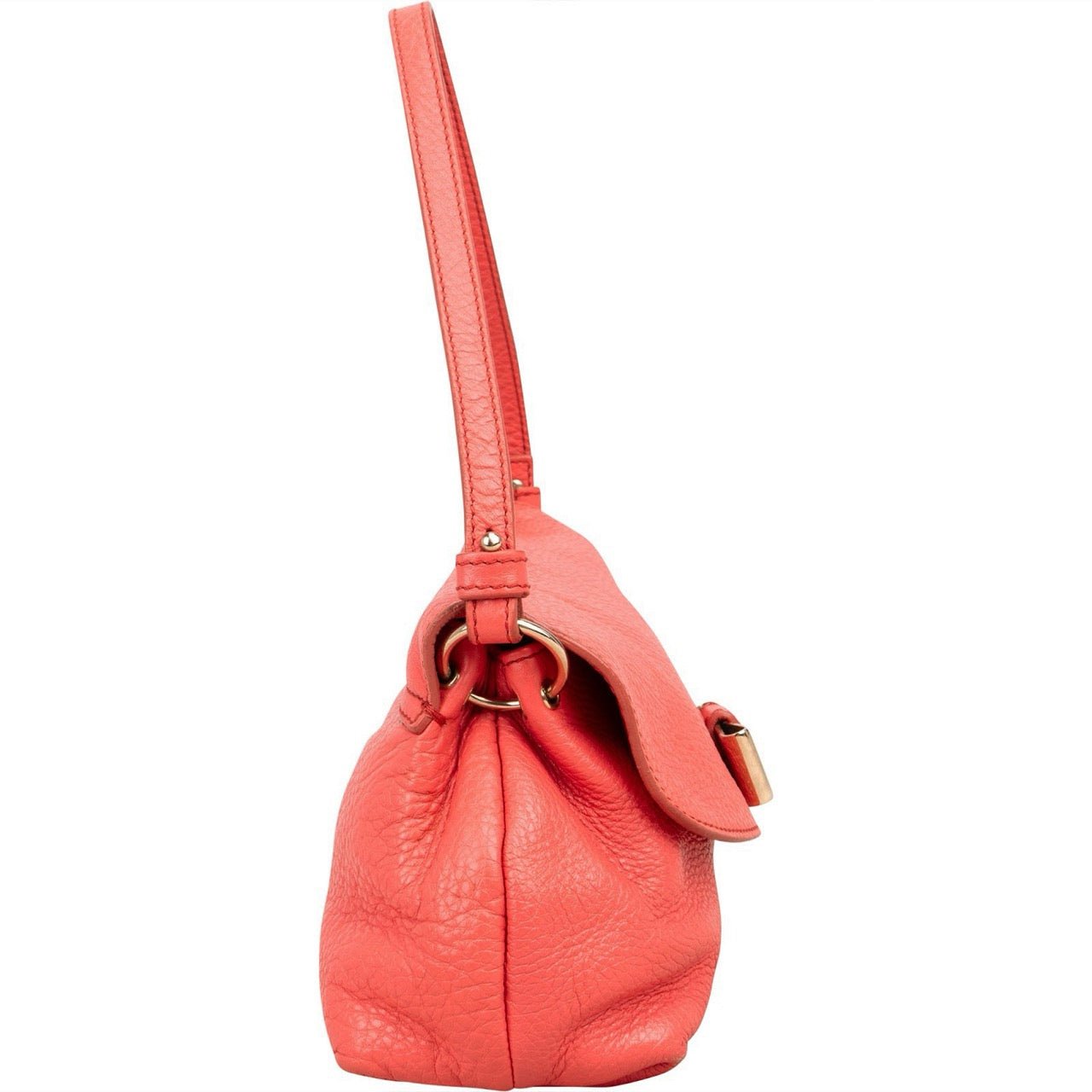 Chloé Pebbled Leather Lily Handbag Rood