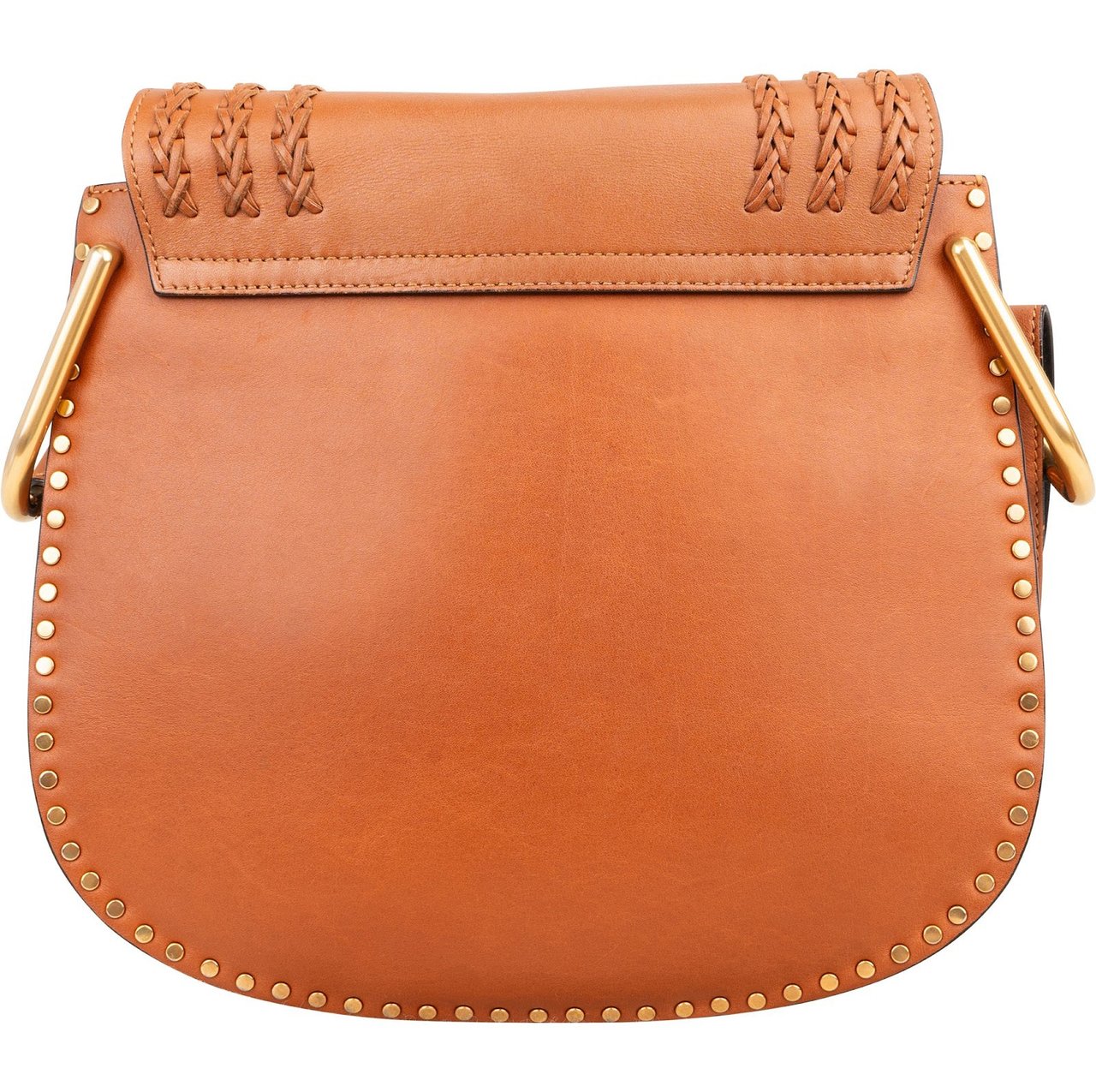 Chloé Leather Hudson Tassel Crossbody Bag Bruin