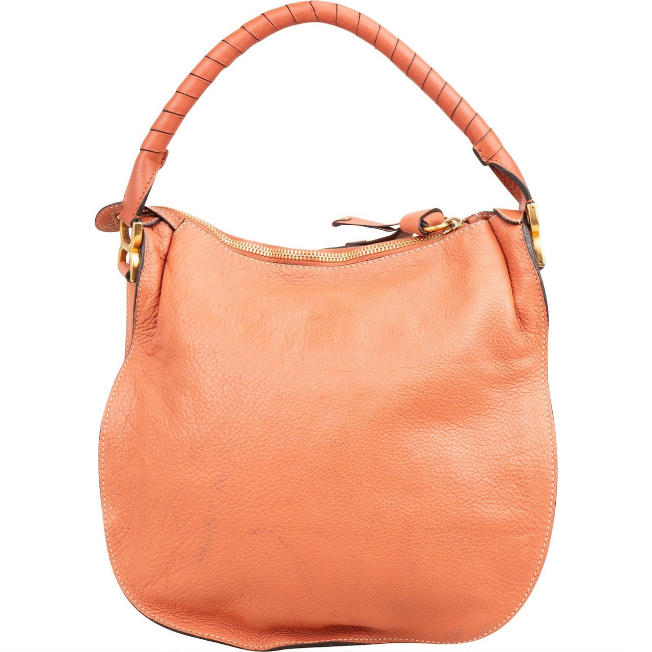 Chloé Grained Calfskin Marcie Hobo Shoulder Bag Divers