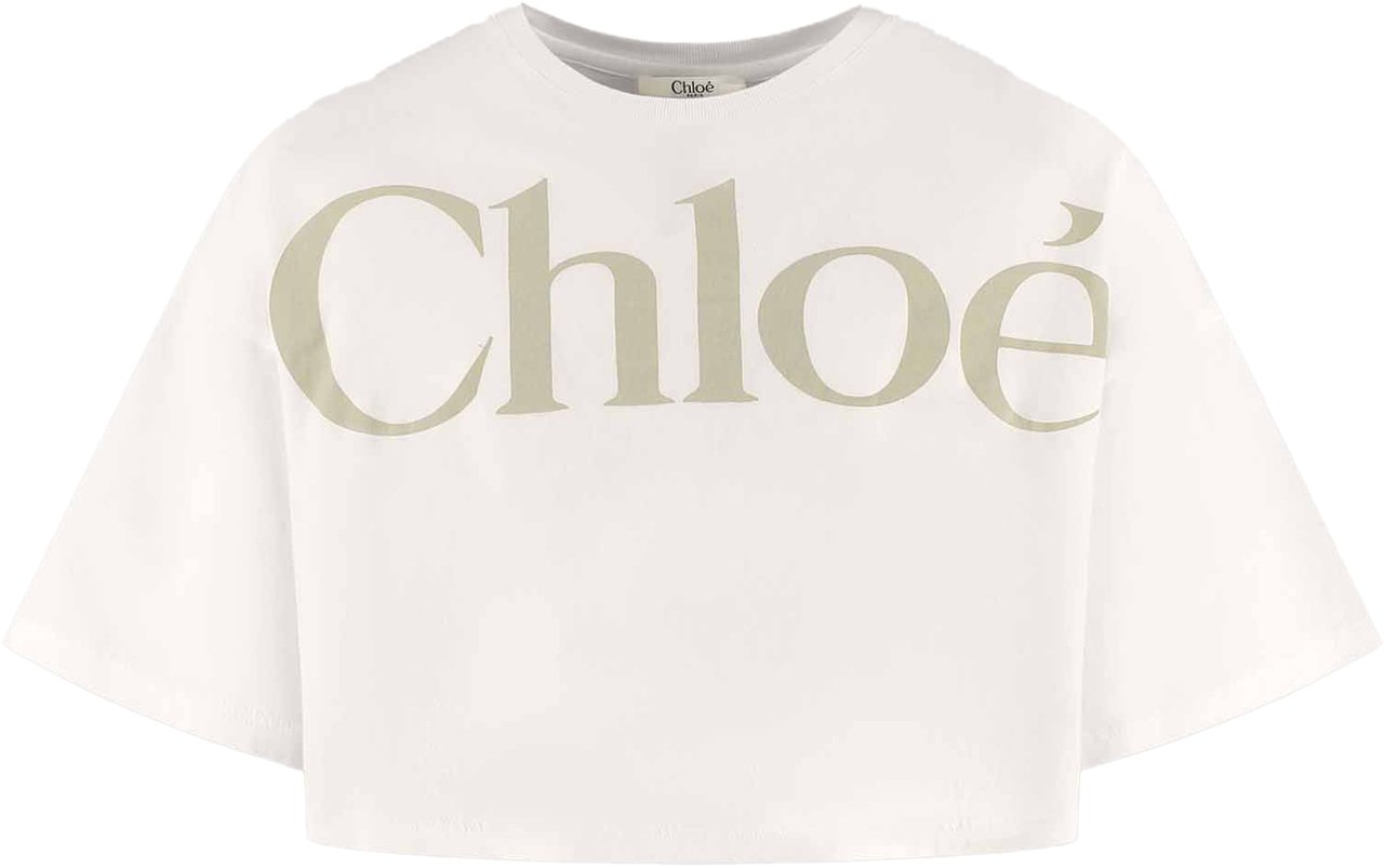 Chloé T-shirt Korte Mouwen Wit