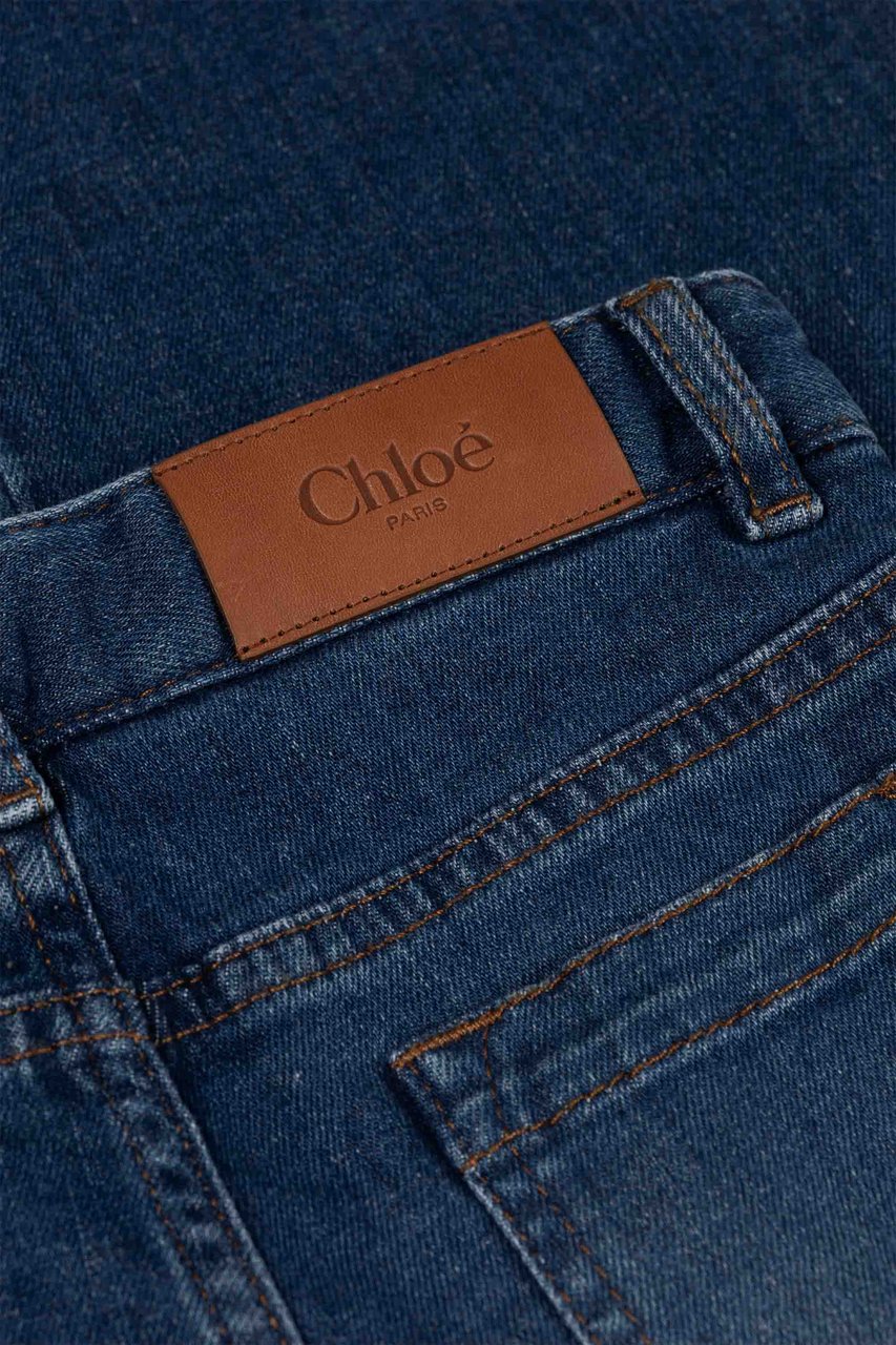 Chloé Denim Trousers Blauw