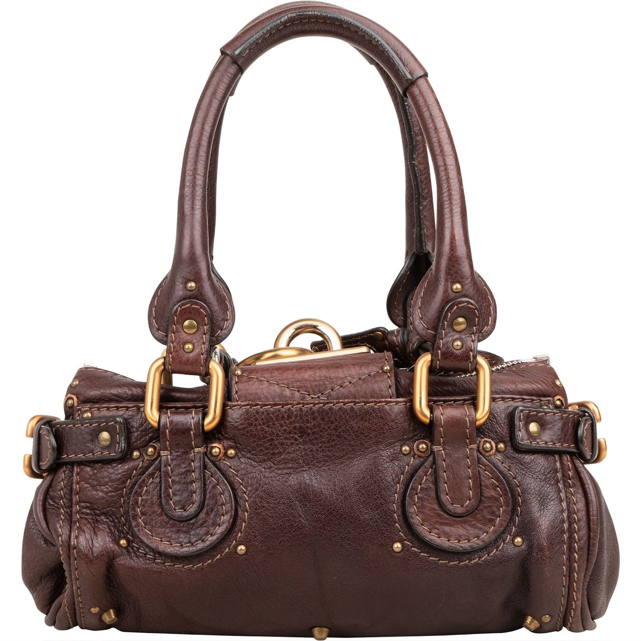 Chloé Leather Paddington Handbag Divers
