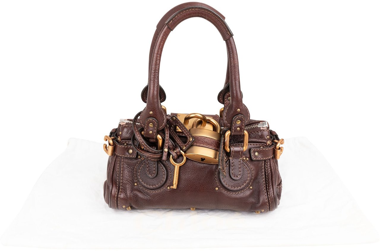 Chloé Leather Paddington Handbag Divers