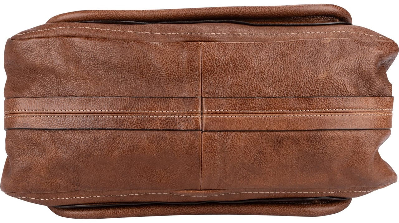 Chloé Brown Leather Paraty Handbag Bruin