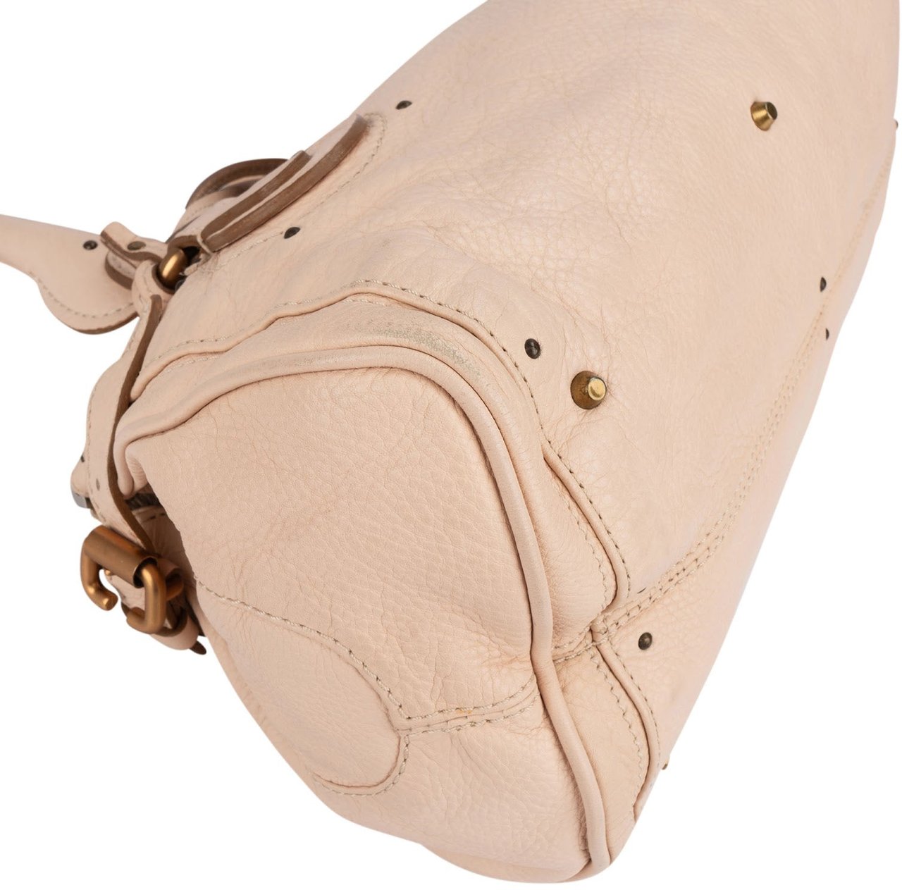 Chloé Grained Leather Paddington Handbag Rood