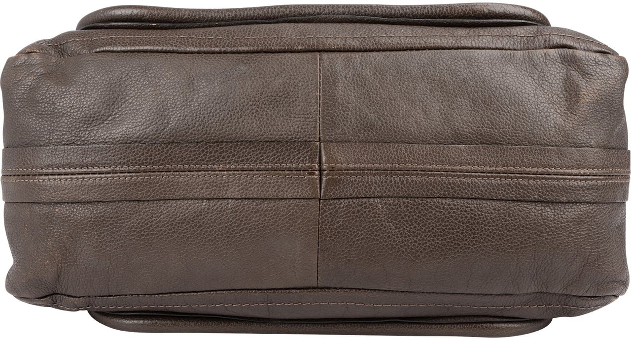 Chloé Pebbled Leather Paraty Handbag Taupe