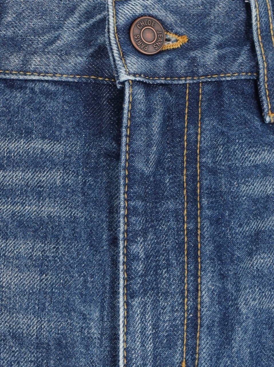 Chloé Wide-Leg Denim Palazzo Jeans Blauw