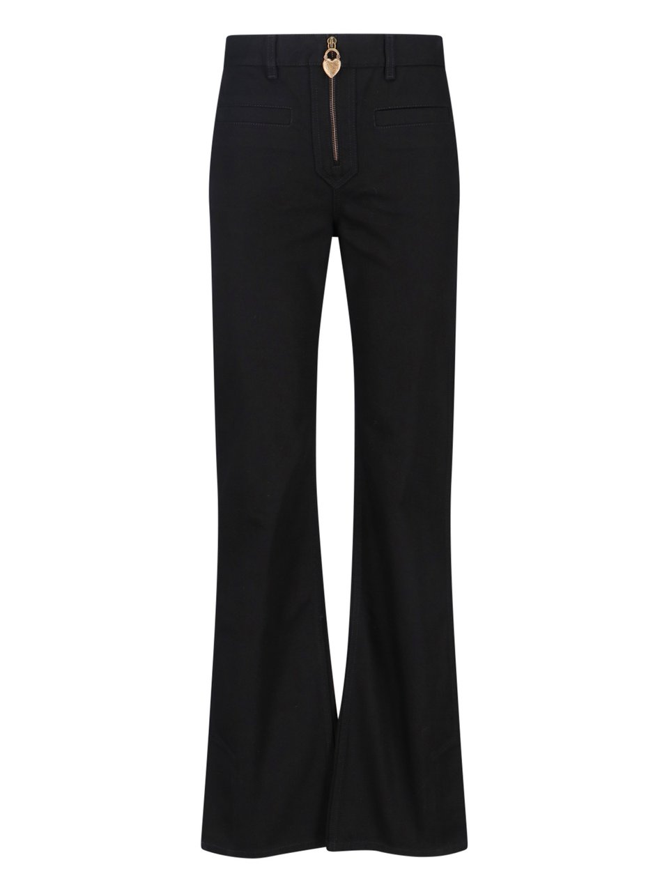 Chloé High-Waisted Slim Bootcut Jeans Blauw