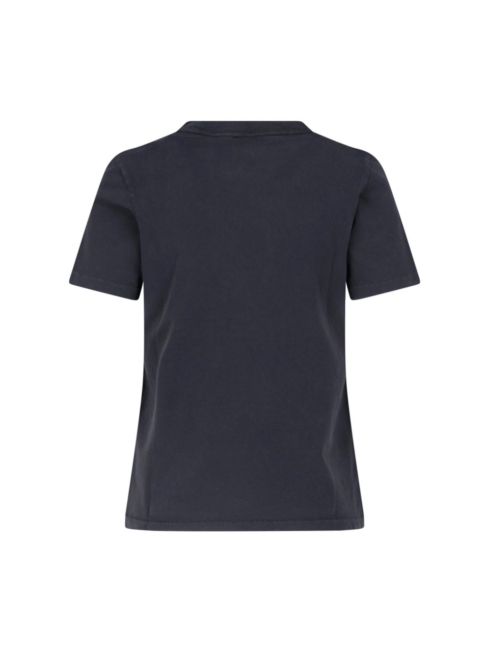 Chloé Cropped T-Shirt with Strawberry Graphic Zwart