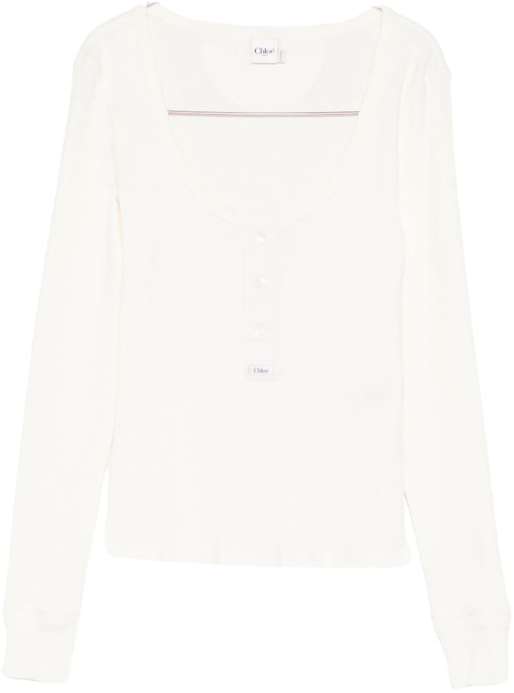 Chloé Sweaters White Wit