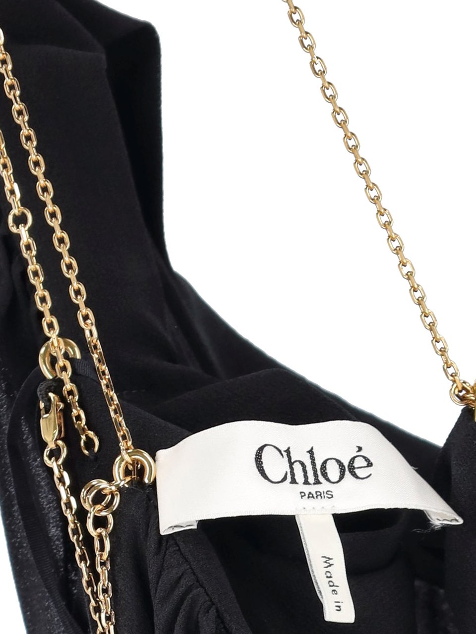 Chloé Maxi Silk Dress – Black Neutraal