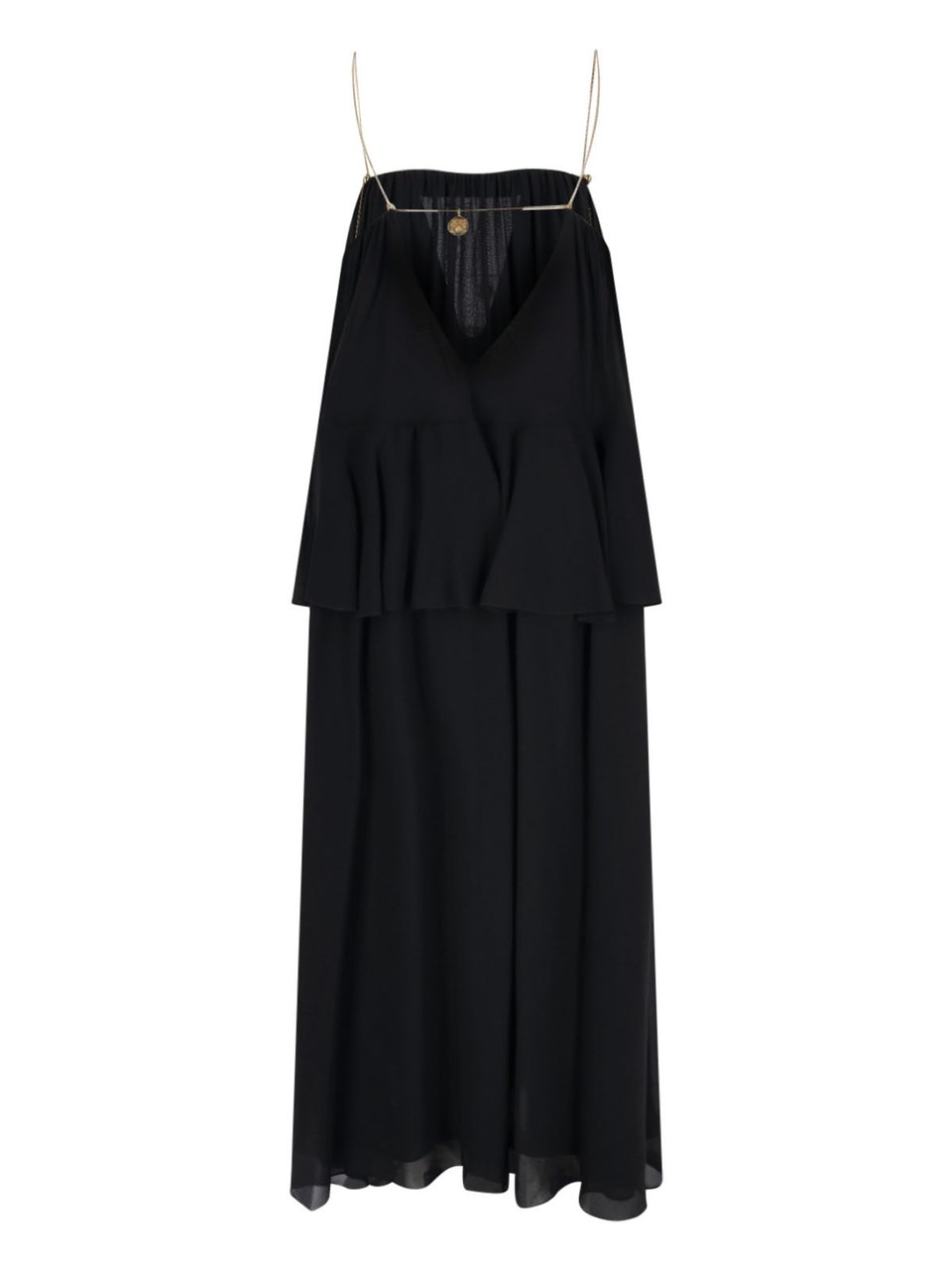 Chloé Maxi Silk Dress – Black Neutraal