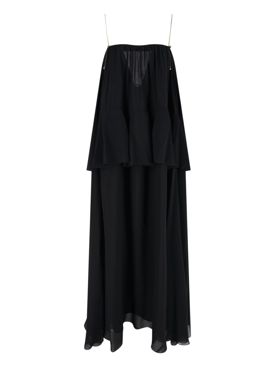 Chloé Maxi Silk Dress – Black Neutraal