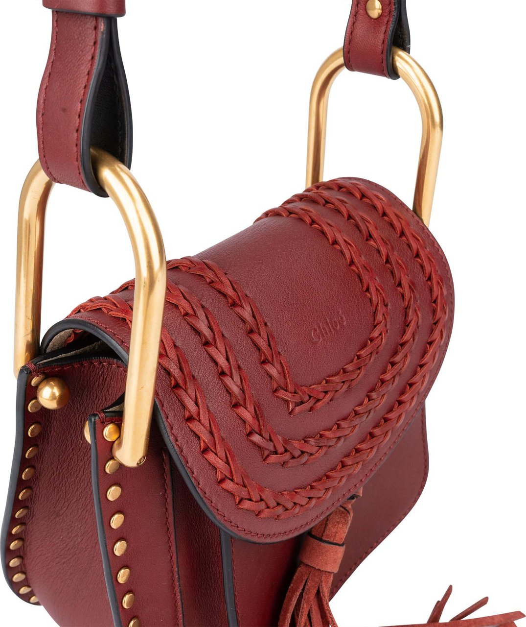 Chloé Chloé Braided Leather Hudson Crossbody Bag Divers