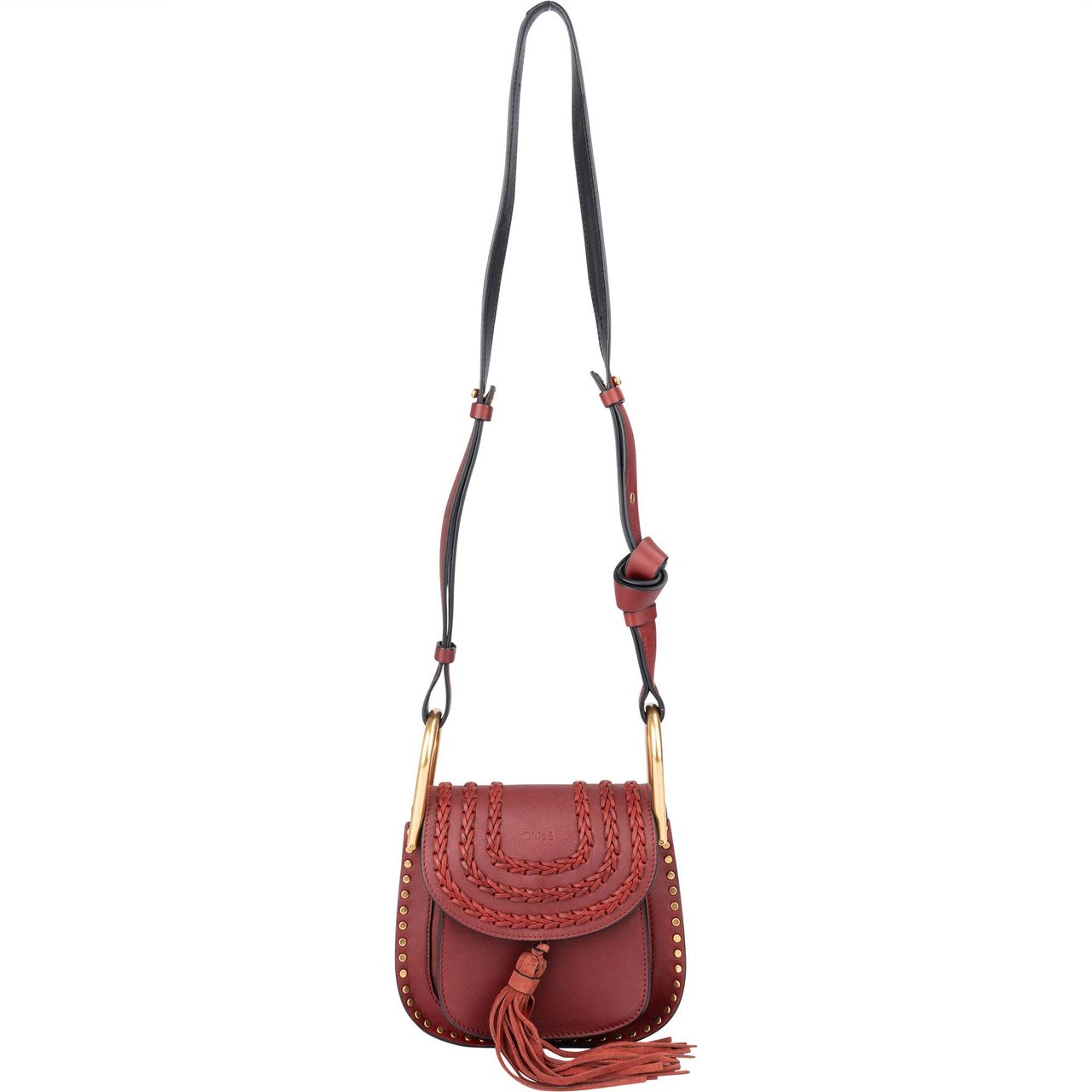 Chloé Chloé Braided Leather Hudson Crossbody Bag Divers