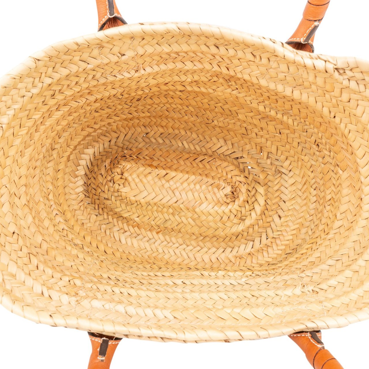 Chloé Marcie Basket Raffia Shoulder Bag Beige