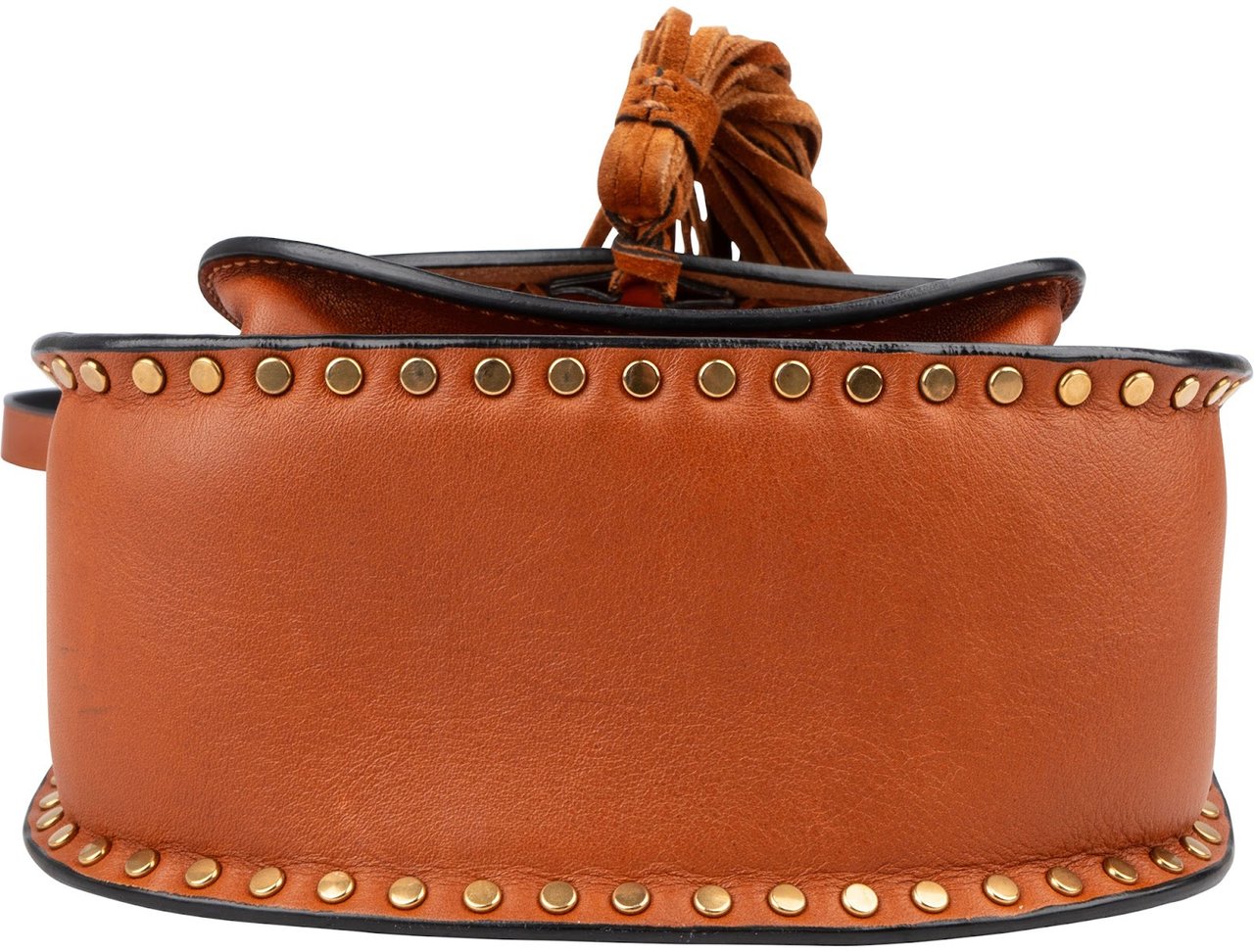 Chloé Brown Braided Leather Hudson Crossbody Bag Bruin