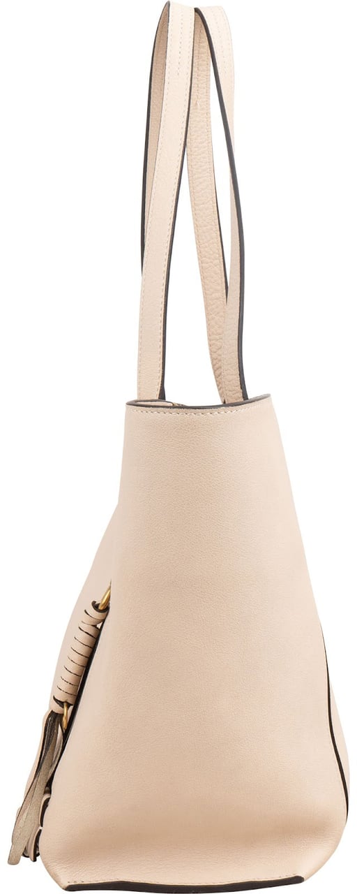 Chloé Grained Leather Milo Tote Shoulder Bag Divers