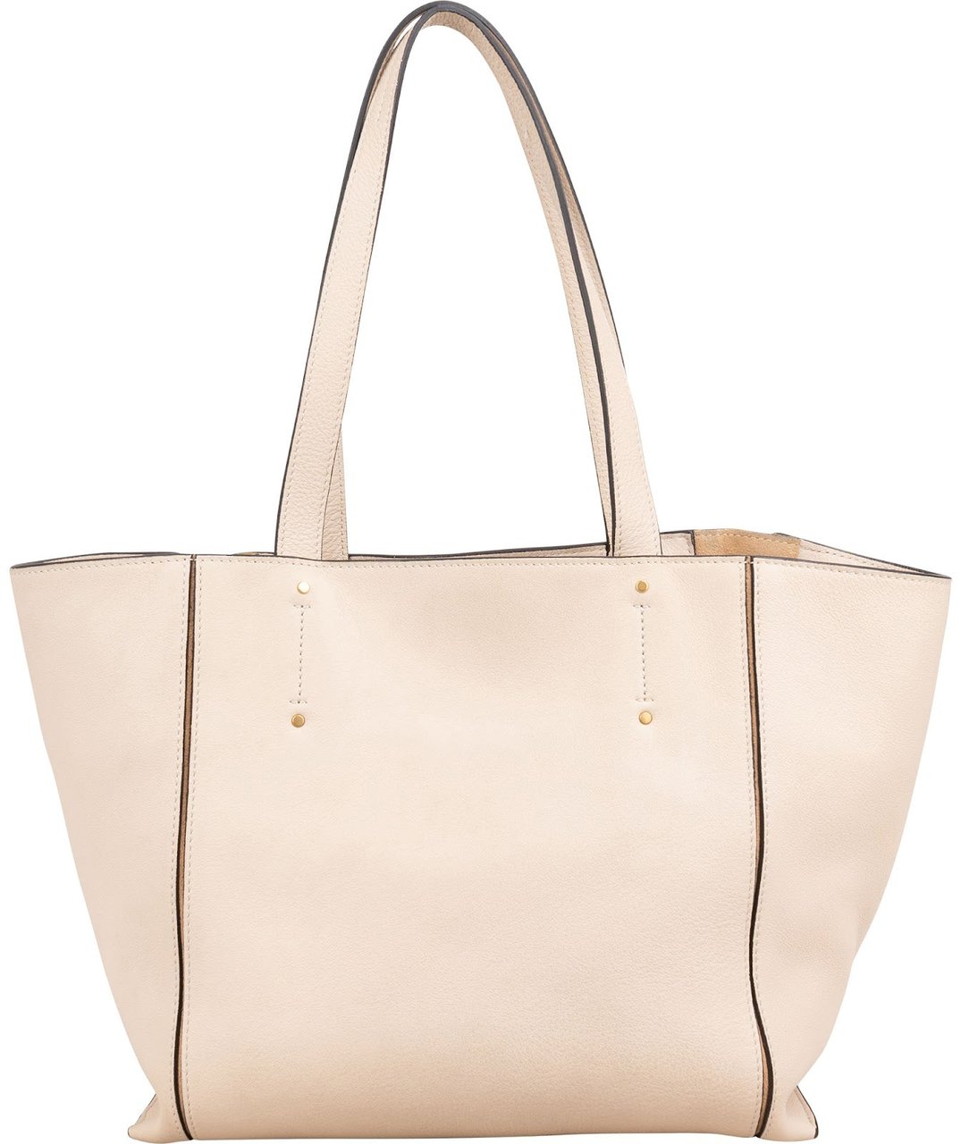 Chloé Grained Leather Milo Tote Shoulder Bag Divers