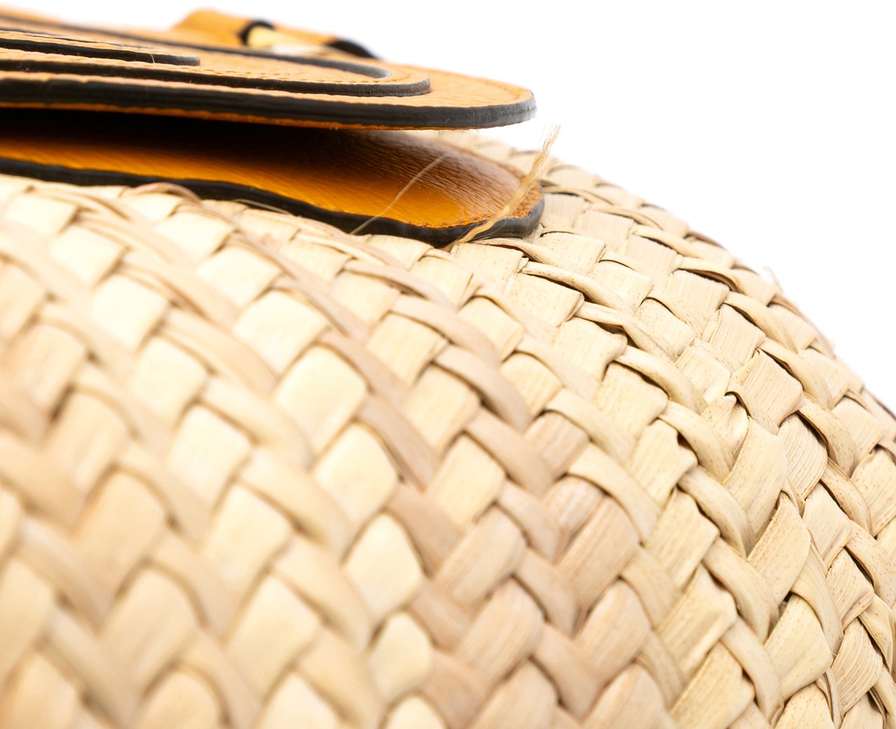 Chloé Medium Raffia Marcie Basket Tote Bruin