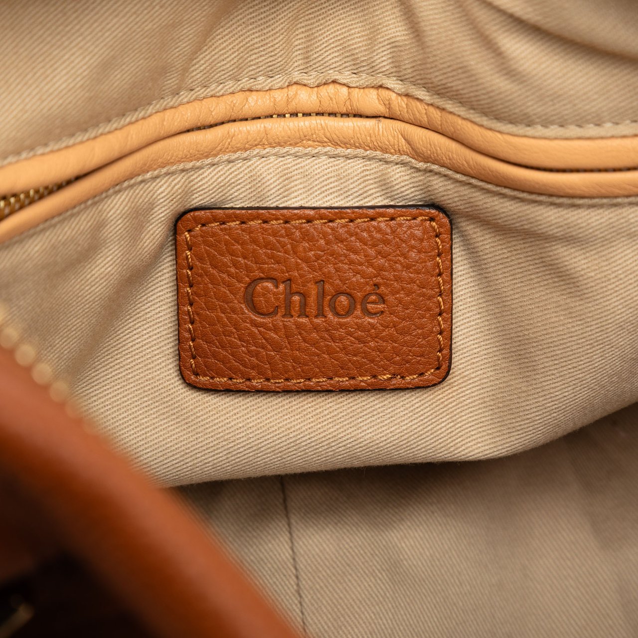 Chloé Medium Leather Paraty Satchel Bruin