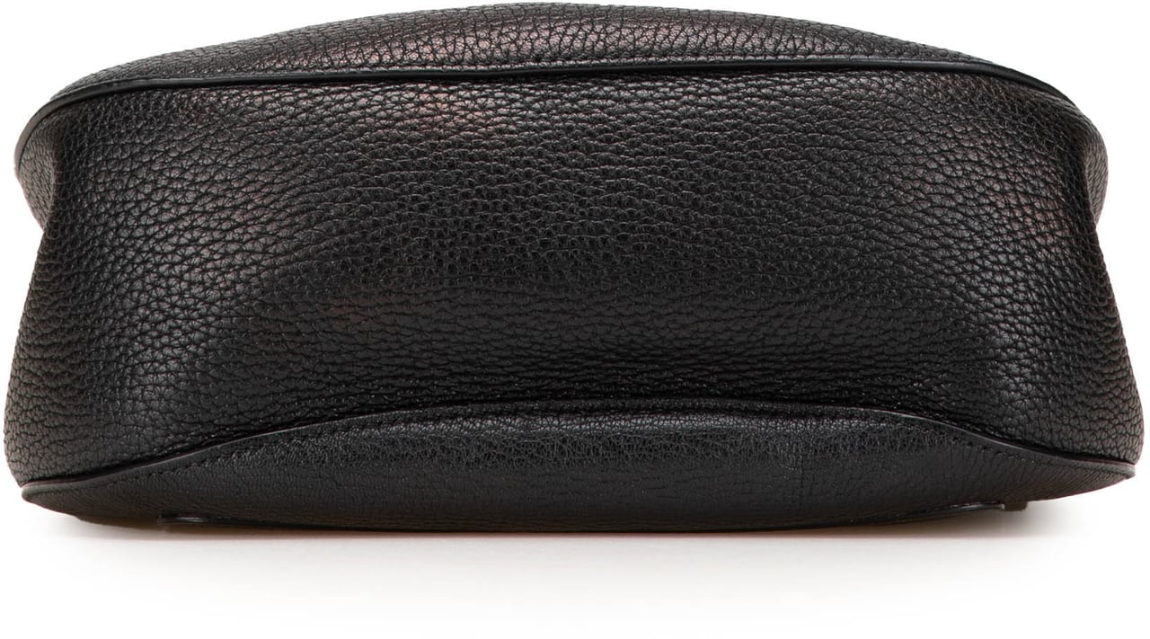 Chloé Large Grained Lambskin Drew Crossbody Zwart