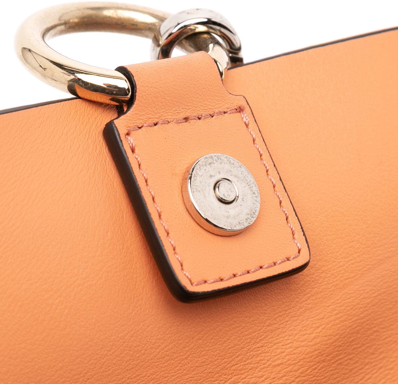 Chloé Small Suede and Calfskin Faye Crossbody Oranje