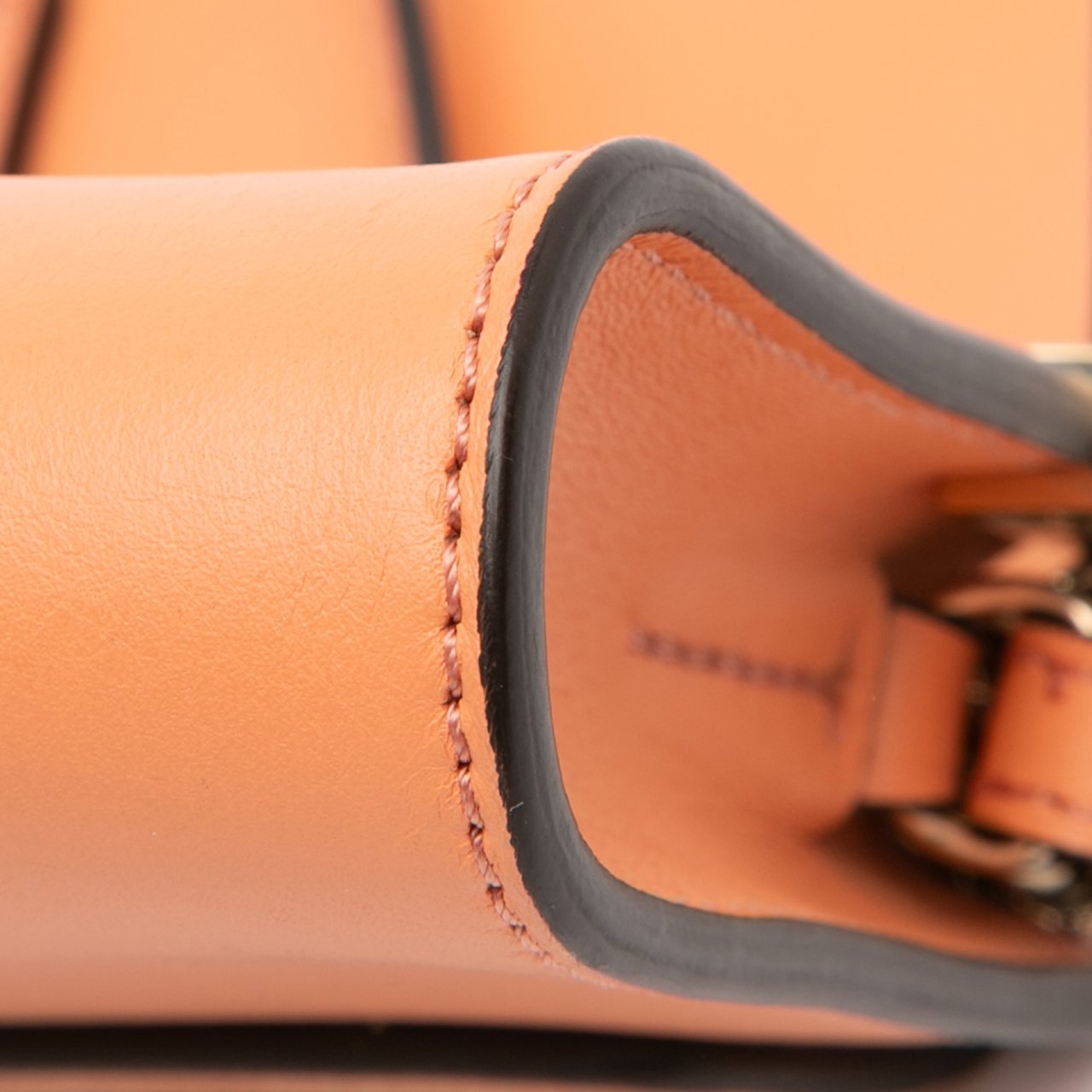 Chloé Small Suede and Calfskin Faye Crossbody Oranje
