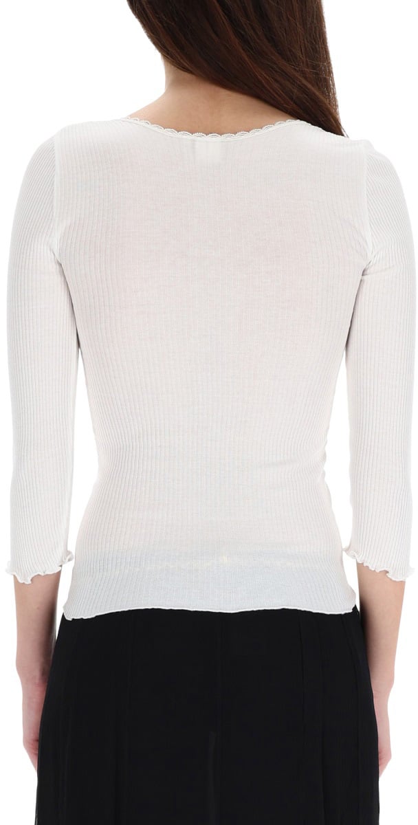 Chloé CARDIGAN WITH DEEP NECKLINE Wit