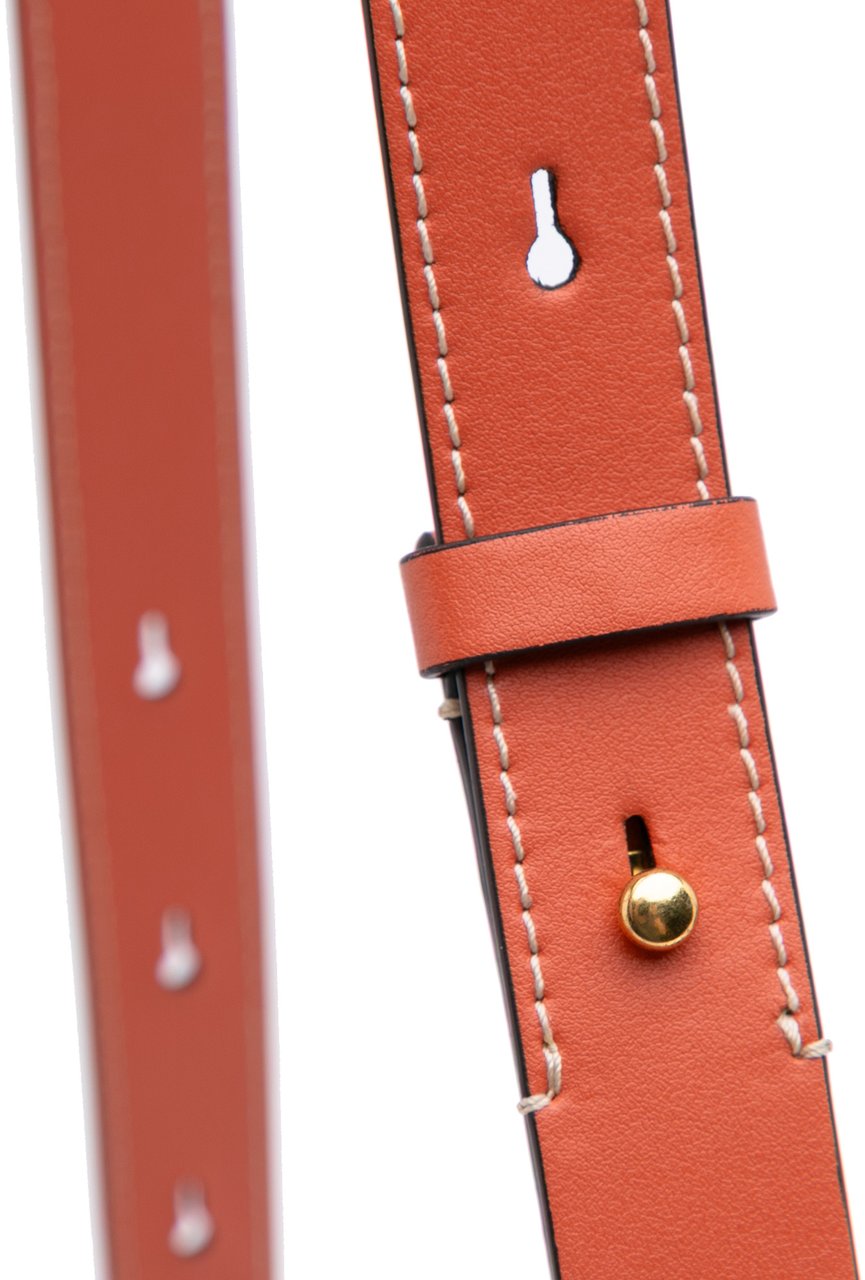 Chloé Small Grained Calfskin Darryl Hobo Oranje