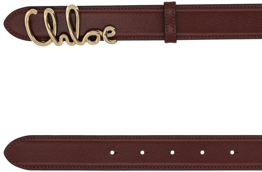 Chloé "CHLOÉ ICONIC" BELT Bruin