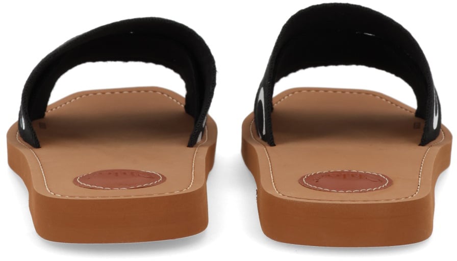 Chloé SANDAL "WOODY" Zwart